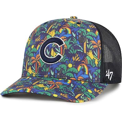 Youth '47 Navy Chicago Cubs Jungle Gym Adjustable Trucker Hat