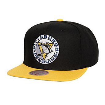 Men's Mitchell & Ness Black Pittsburgh Penguins Core Team Ground 2.0 Snapback Hat