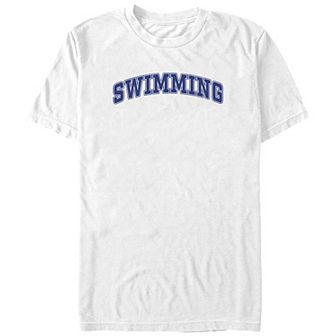 Big & Tall Swimming Graphic Tee