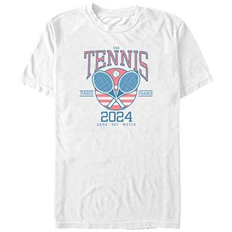 Big & Tall Tennis USA Paris 2024 Graphic Tee
