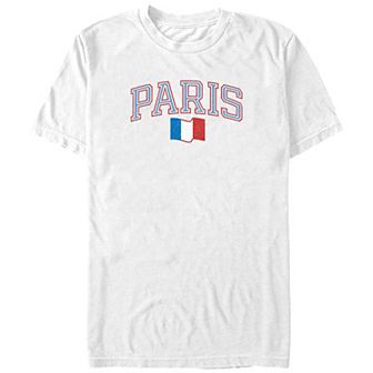 Big & Tall Paris France Graphic Tee