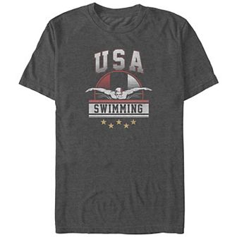 Big & Tall USA Swimming Graphic Tee