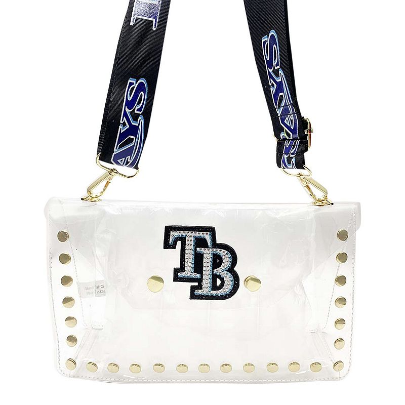 Cuce Tampa Bay Rays Crystal Clear Envelope Crossbody Bag, Team