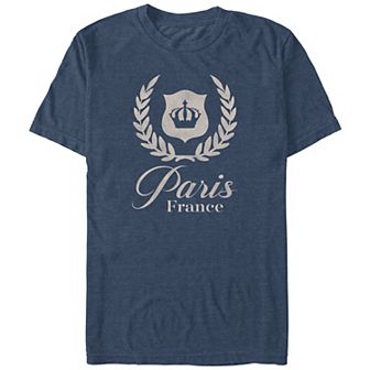 Big & Tall Paris, France Crown Graphic Tee