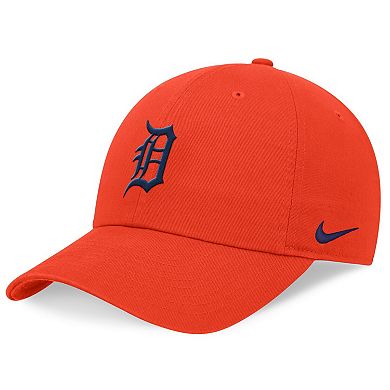Men's Nike Orange Detroit Tigers Evergreen Club Adjustable Hat