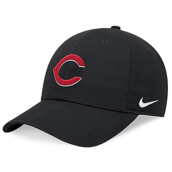 Men's Nike Black Cincinnati Reds Evergreen Club Adjustable Hat