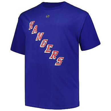 Men's Fanatics Branded Patrick Kane Blue New York Rangers Big & Tall Name & Number T-Shirt