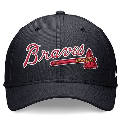 Men's Nike Navy Atlanta Braves Primetime Performance SwooshFlex Hat