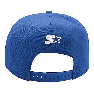 Men's Starter Red/Blue New York Rangers Logo Two-Tone Snapback Hat