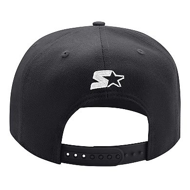 Men's Starter Gold/Black Pittsburgh Penguins Logo Two-Tone Snapback Hat
