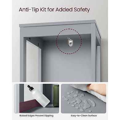 Bathroom Floor Cabinet With 2 Drawers