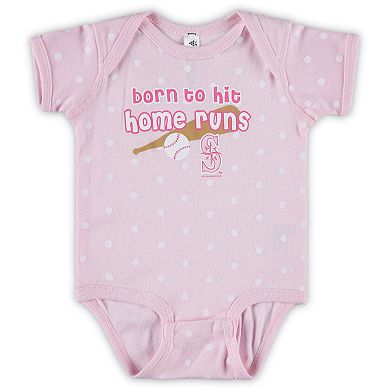 Infant Soft as a Grape Seattle Mariners 3-Pack Bodysuit Set