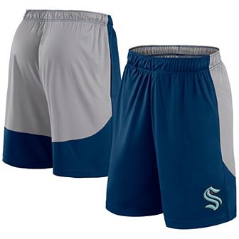 Men's Fanatics Branded Deep Sea Blue Seattle Kraken Go Hard Shorts