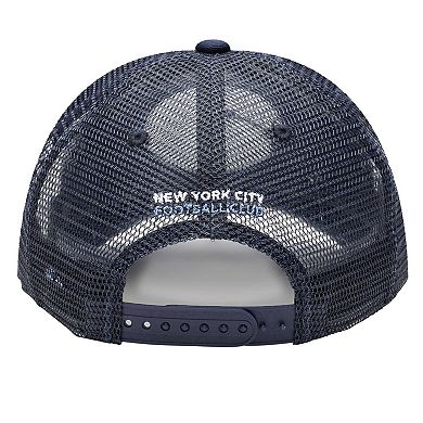 Men's Navy New York City FC Atmosphere Trucker Adjustable Hat
