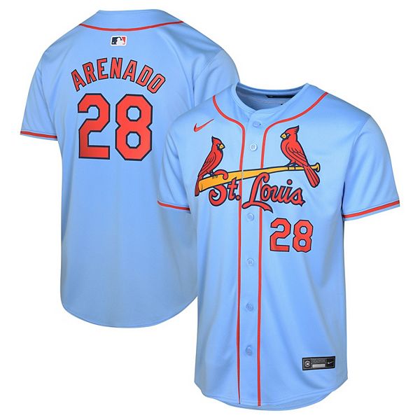Youth Nike Nolan Arenado Light Blue St. Louis Cardinals Alternate