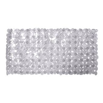 BrylaneHome Extra Long Tub Mat With River Stones Design