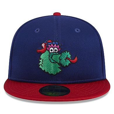 Men's New Era Navy Philadelphia Phillies 2024 Batting Practice 59FIFTY Fitted Hat