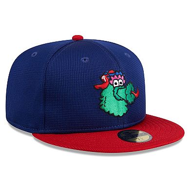 Men's New Era Navy Philadelphia Phillies 2024 Batting Practice 59FIFTY Fitted Hat