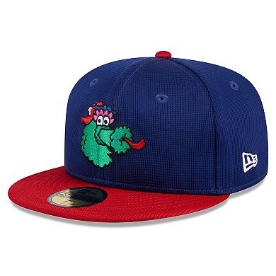Men's New Era Navy Philadelphia Phillies 2024 Batting Practice 59FIFTY Fitted Hat