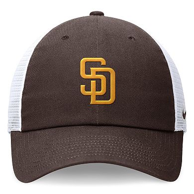 Men's Nike Brown San Diego Padres Evergreen Club Trucker Adjustable Hat