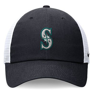 Men's Nike Navy Seattle Mariners Evergreen Club Trucker Adjustable Hat