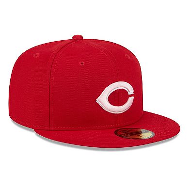 Men's New Era Red Cincinnati Reds 2024 Mother's Day On-Field 59FIFTY Fitted Hat