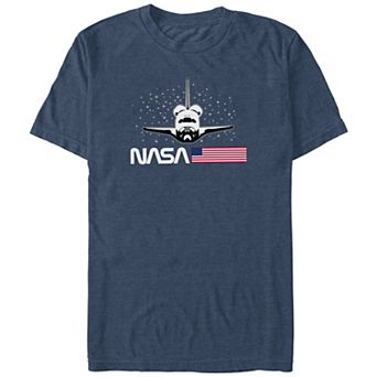 Big & Tall Nasa USA Suttle Graphic Tee