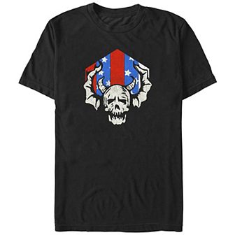 Big & Tall Stranger Things Hellfire Americana Graphic Tee