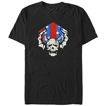 Big & Tall Stranger Things Hellfire Americana Graphic Tee