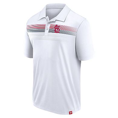 Men's Fanatics Branded White St. Louis Cardinals Big & Tall Victory For Us Interlock Polo