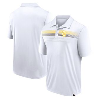 Men's Fanatics Branded White San Diego Padres Big & Tall Victory For Us Interlock Polo