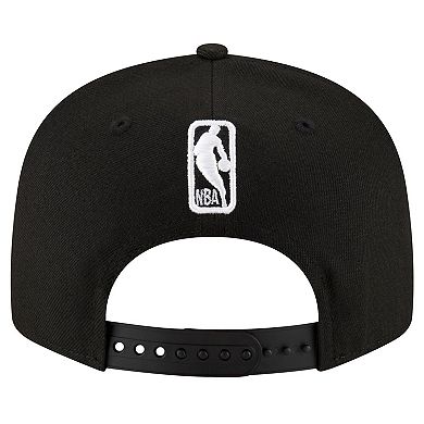 Men's New Era Black Phoenix Suns Official Team Color 9FIFTY Snapback Hat