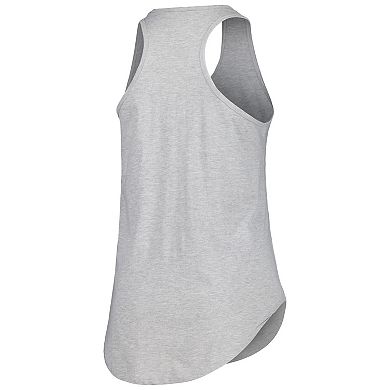 Women's Fanatics Branded Heather Gray Florida Panthers Plus Size Racerback Tank Top