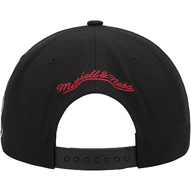 Men's Mitchell & Ness Black Colorado Avalanche Core Team Script 2.0 Snapback Hat