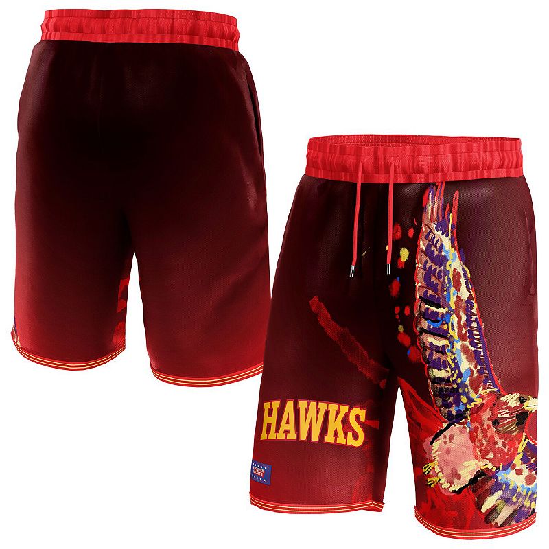 Unisex NBA & KidSuper Studios by Fanatics Red Atlanta Hawks Hometown Shorts, Adult Unisex
