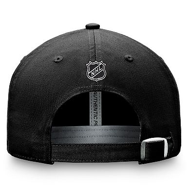 Men's Fanatics Branded Black Pittsburgh Penguins Authentic Pro Prime Adjustable Hat