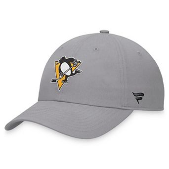Men's Fanatics Branded Gray Pittsburgh Penguins Extra Time Adjustable Hat