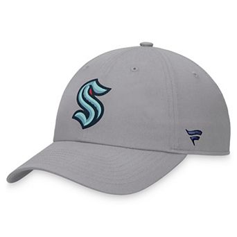 Men's Fanatics Branded Gray Seattle Kraken Extra Time Adjustable Hat