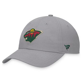 Men's Fanatics Branded Gray Minnesota Wild Extra Time Adjustable Hat