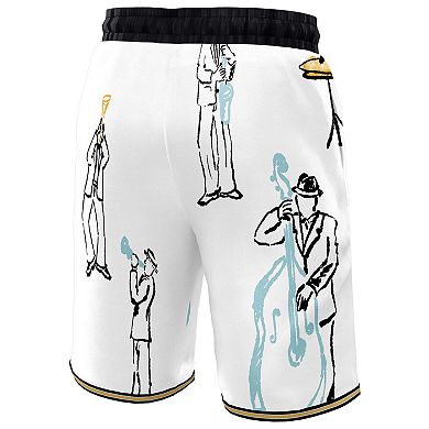 Unisex NBA & KidSuper Studios by Fanatics White Utah Jazz Hometown Shorts