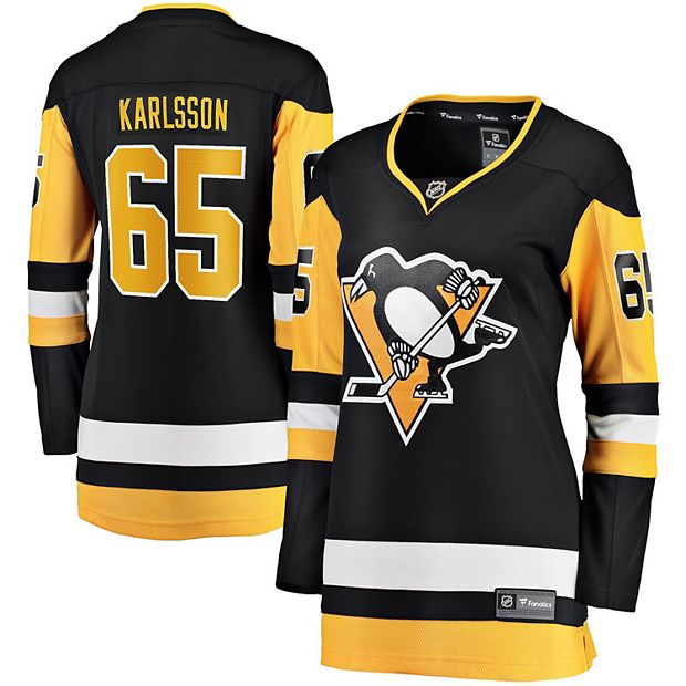 売れ筋商品|||ファナティクス カットソー トップス レディース Women's Erik Karlsson Black Pittsburgh Penguins  Breakaway Jersey Black Women's Fanatics Branded Erik Karlsson Black Pittsburgh