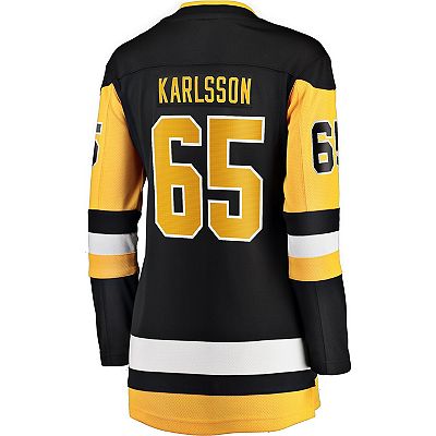 売れ筋商品|||ファナティクス カットソー トップス レディース Women's Erik Karlsson Black Pittsburgh Penguins  Breakaway Jersey Black Women's Fanatics Branded Erik Karlsson Black Pittsburgh