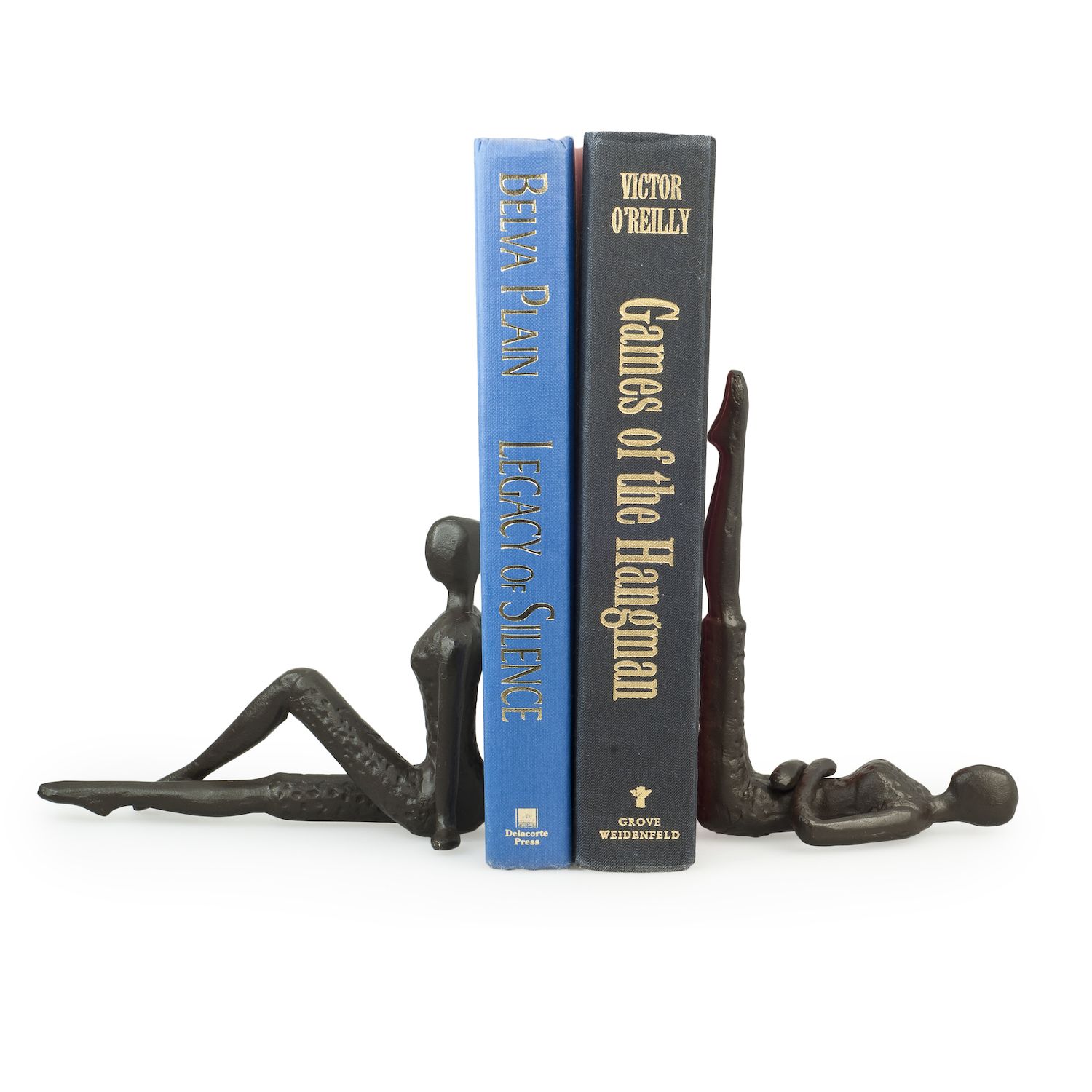 Ladies Stretching Metal Bookend Set