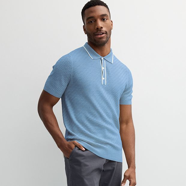 Men's Apt. 9® Textured Merino Wool Blend Short Sleeve Men's Apt. 9® Textured Merino Wool Blend Short Sleeve