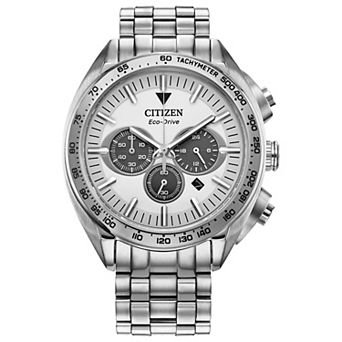 Citizen Men's Eco-Drive Carson Stainless Steel Bracelet Chronograph Watch - CA4540