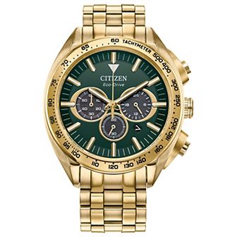 Citizen Men's Eco-Drive Carson Stainless Steel Bracelet Chronograph Watch