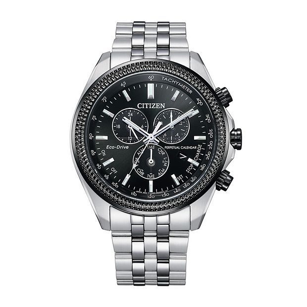 Citizen Men's Eco-Drive Weekender Stainless Steel Black
