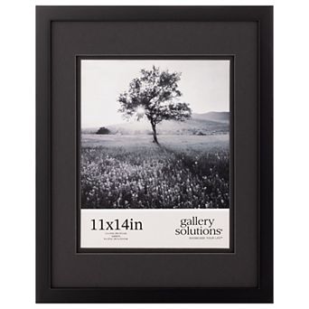 Gallery Solutions Double Matted 8" x 10" Wood Wall Frame