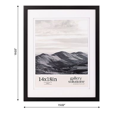 Gallery Solutions Double Airfloat Mat 11" x 14" Frame