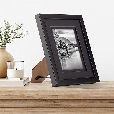 Gallery Solutions 5" x 7" Double Mat Wall or Tabletop Frame